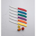 Victorinox Swiss Classic Tomato & Table Knife Mixed Colour 11cm (6 Pack)