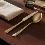Amefa Austin Dessert Knives Champagne PVD (Pack 12)