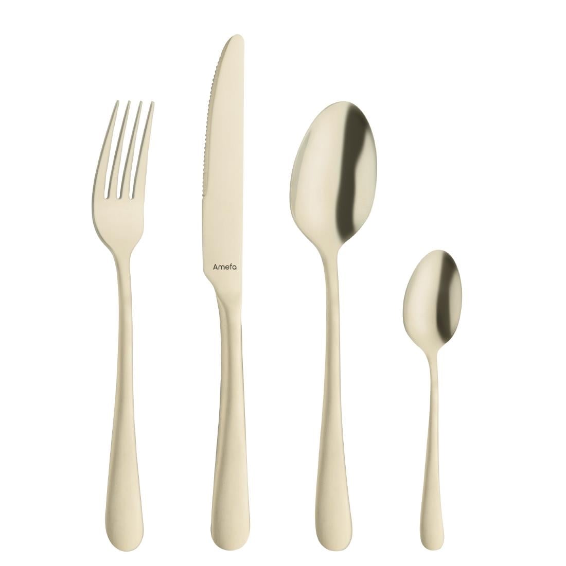 Amefa Austin Dessert Knives Champagne PVD (Pack 12)