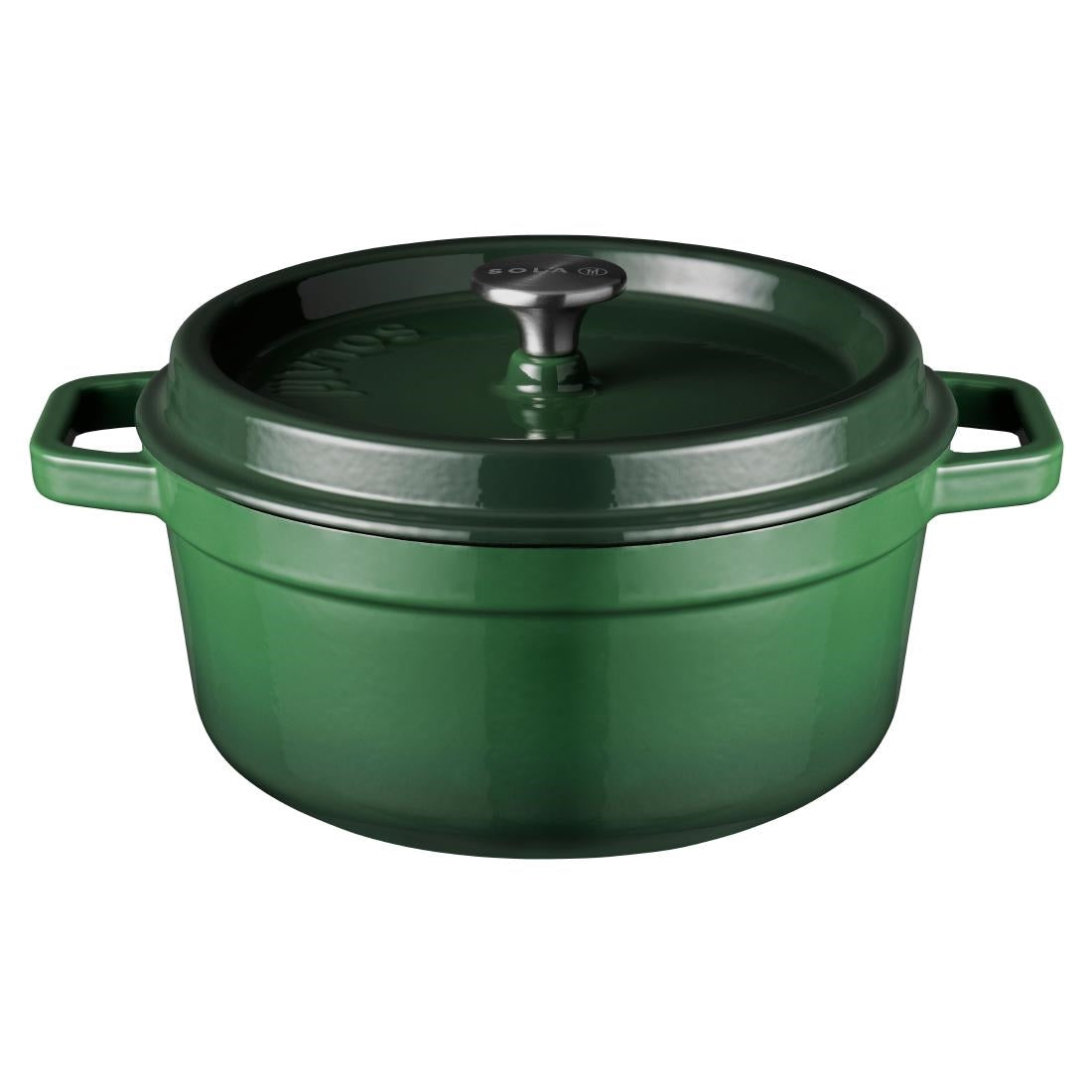 Churchill Cast Iron Dish Green 24cm