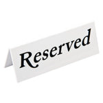 Beaumont Plastic Reserve Table Sign (10 Pack)
