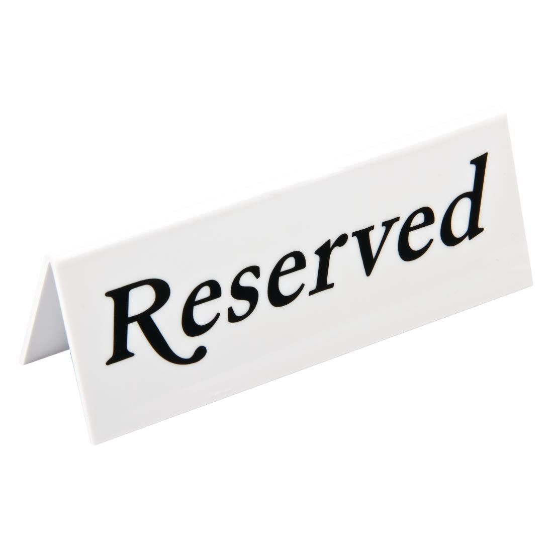 Beaumont Plastic Reserve Table Sign (10 Pack)