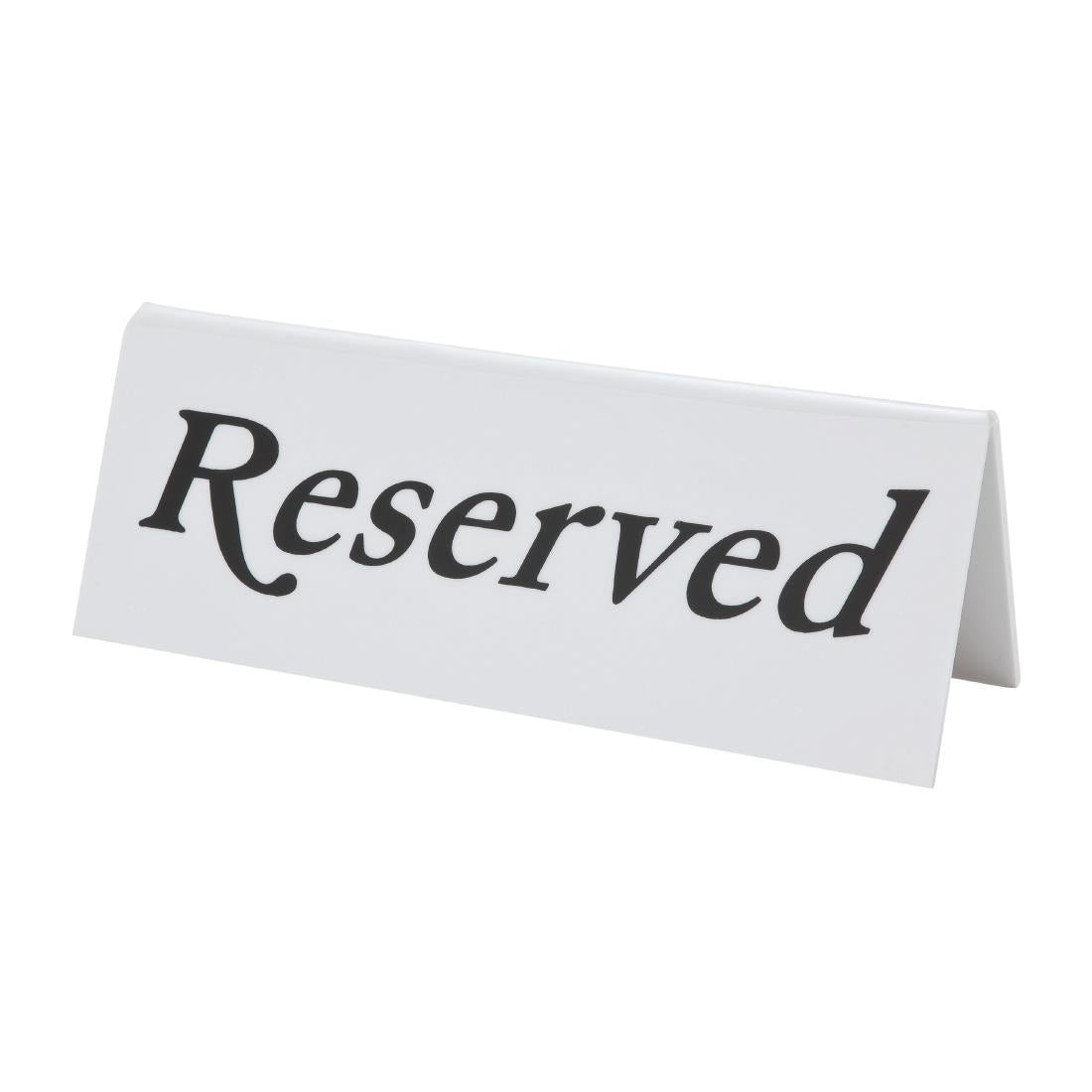 Beaumont Plastic Reserve Table Sign (10 Pack)