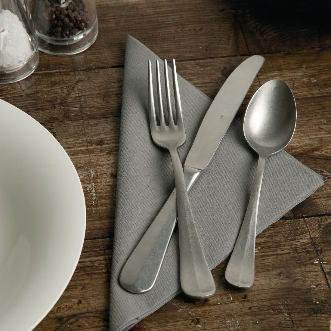 Pintinox Baguette Stonewashed Moka Spoon (12 Pack)
