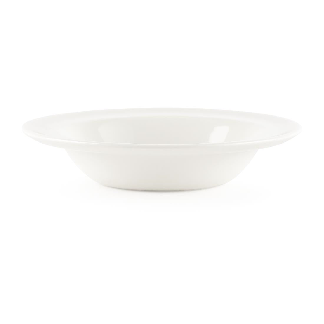 Churchill Whiteware Rimmed Fruit Bowls 190ml (24 Pack)