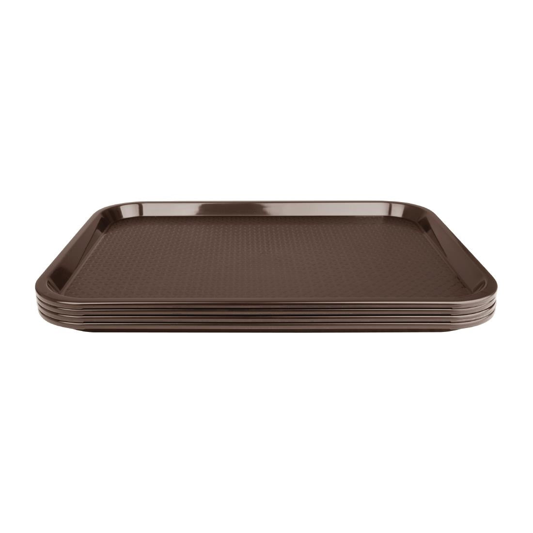 Olympia Kristallon PP Rectangular Tray Brown 305x415mm