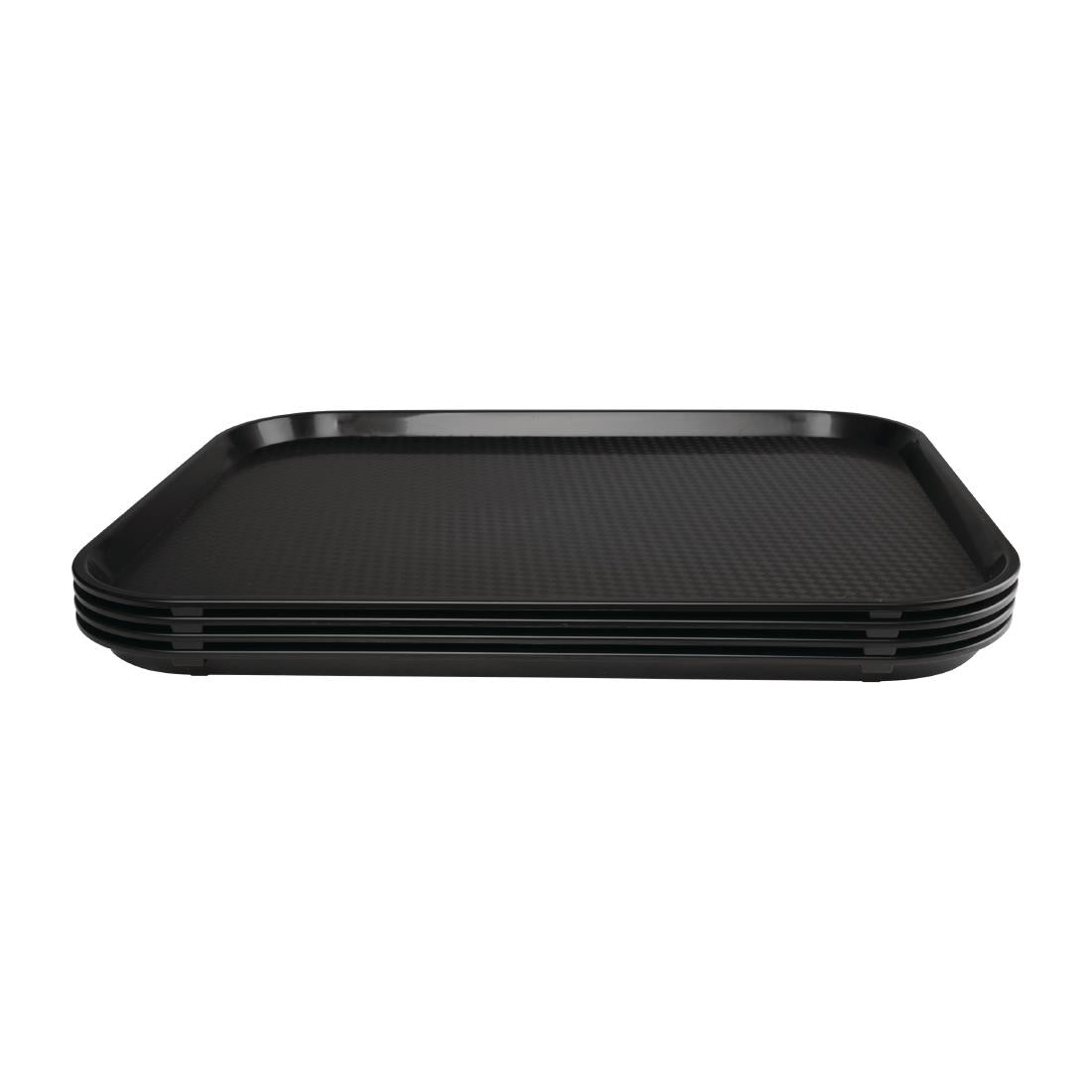 Olympia Kristallon PP Rectangular Tray Black 350x450mm