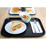 Olympia Kristallon PP Rectangular Tray Black 350x450mm