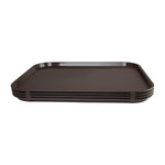 Olympia Kristallon PP Rectangular Tray Brown 350x450mm