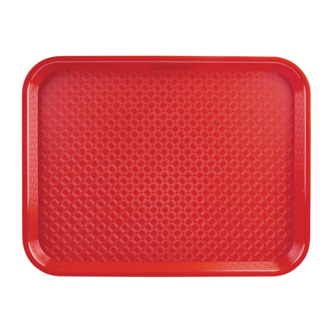 Olympia Kristallon PP Rectangular Tray Red 350x450mm