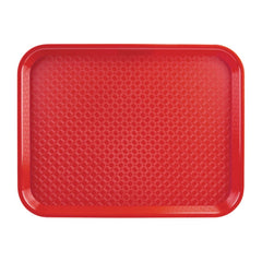 Olympia Kristallon PP Rectangular Tray Red 350x450mm