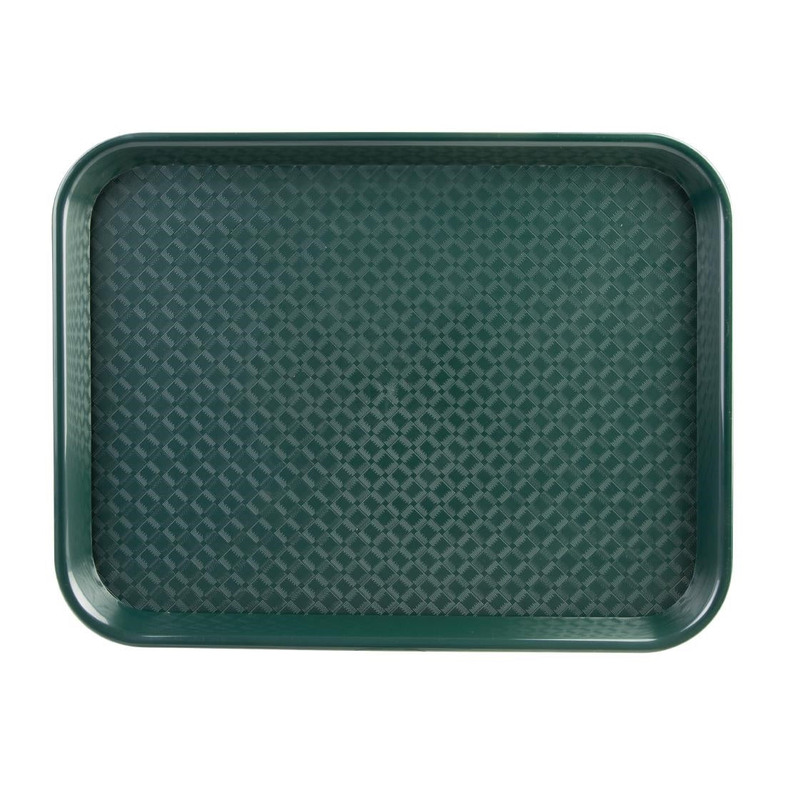Olympia Kristallon PP Rectangular Tray Green 350x450mm