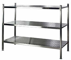 Designline Stainless Steel Perforated Shelving Rack
