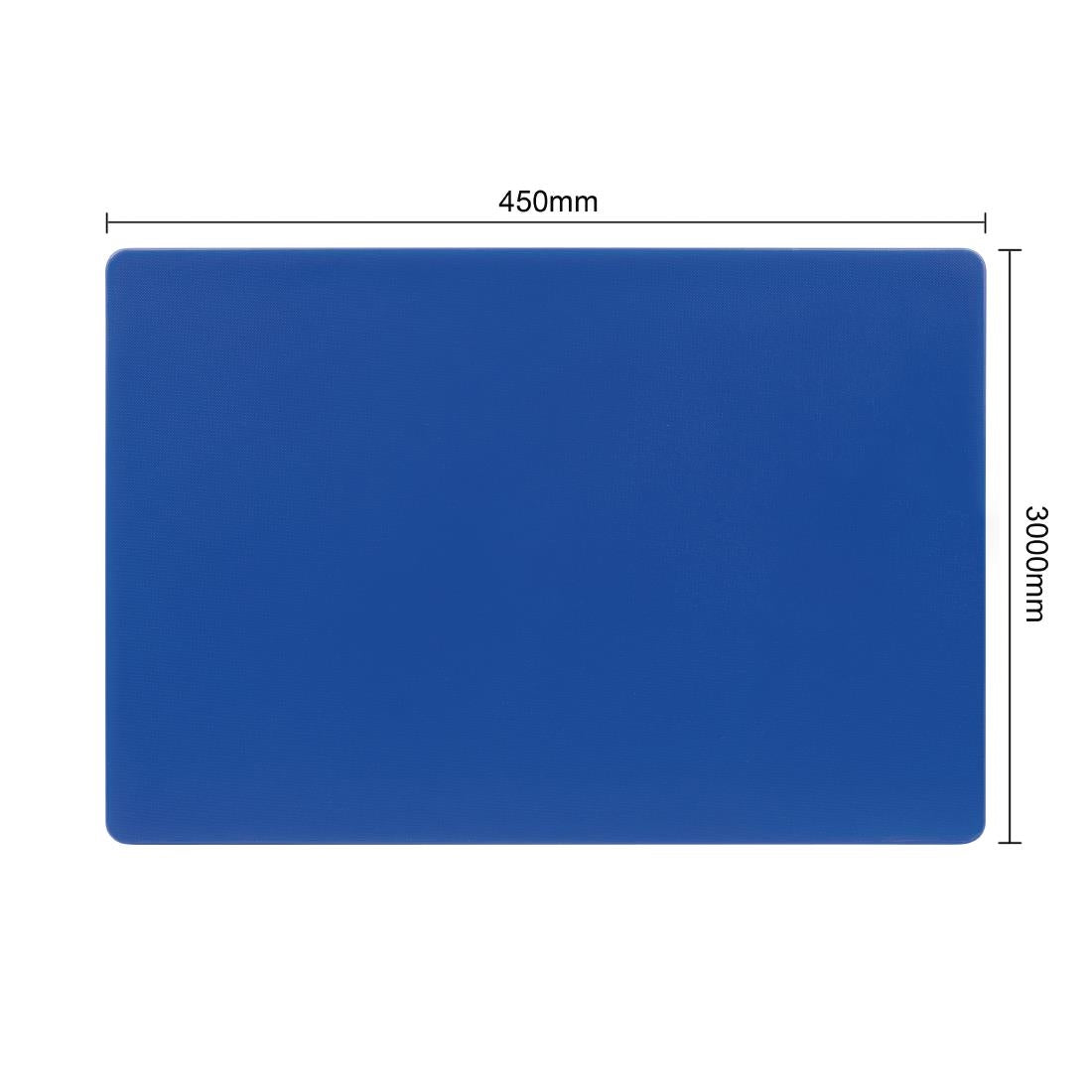 Hygiplas Low Density 6-Piece Chopping Board Set with Rack 455x305x20mm
