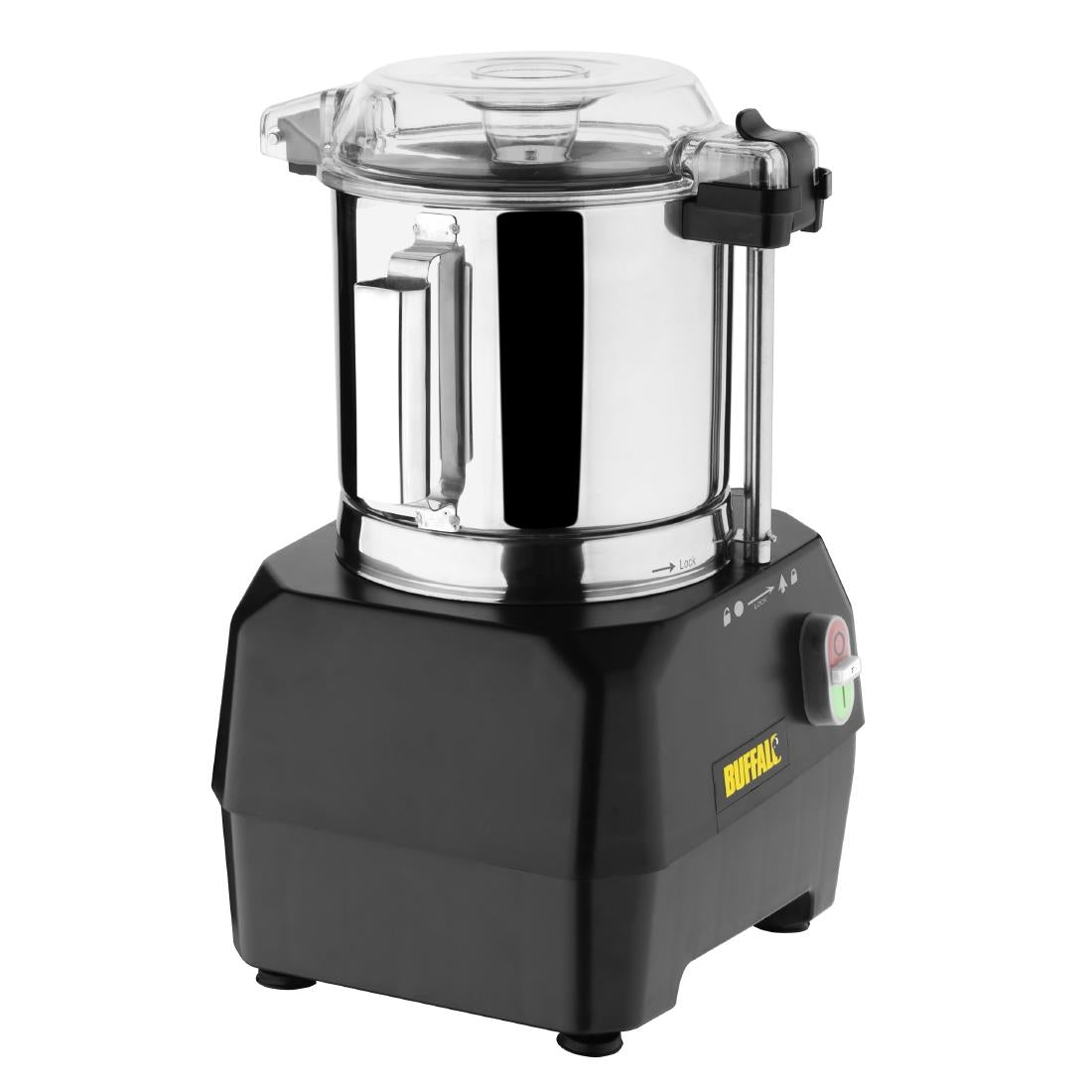 Buffalo 5Ltr Bowl Cutter and Veg Prep Attachment with 4x Discs