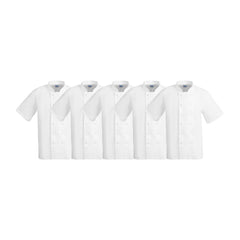 Whites Boston Unisex Chef Jacket White (Pack of 5)