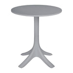 Bolero Lorenzo Round Café Table Medium Grey 600mm