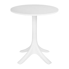 Bolero Mateo Round Café Table White 600mm