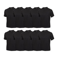 Nisbets Essentials Black T-Shirts Large – 10 Pack