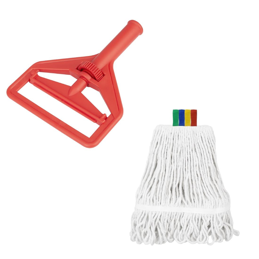Jantex Connect Wide Kentucky Cotton Mop Head 400g Red