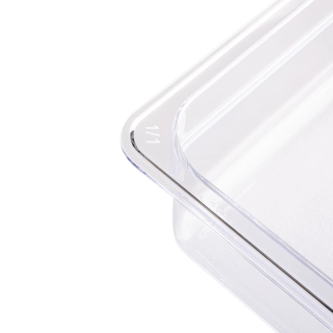 Vogue ABS Gastronorm Tray Clear GN 1/1 200mm