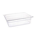Vogue ABS Gastronorm Tray Clear GN 1/2 100mm
