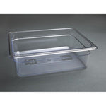 Vogue ABS Gastronorm Tray Clear GN 1/2 100mm