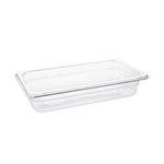 Vogue ABS Gastronorm Tray Clear GN 1/3 65mm