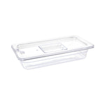 Vogue ABS Gastronorm Tray Clear GN 1/3 65mm