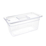 Vogue ABS Gastronorm Tray Clear GN 1/3 150mm