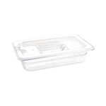 Vogue ABS Gastronorm Tray Clear GN 1/4 65mm