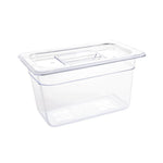 Vogue ABS Gastronorm Tray Clear GN 1/4 150mm