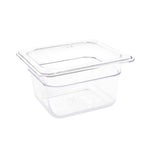 Vogue ABS Gastronorm Tray Clear GN 1/6 100mm