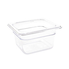Vogue ABS Gastronorm Tray Clear GN 1/6 100mm