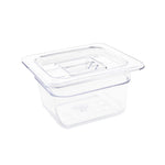 Vogue ABS Gastronorm Tray Clear GN 1/6 100mm