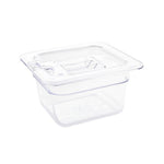 Vogue ABS Gastronorm Tray Clear GN 1/6 100mm
