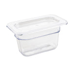 Vogue ABS Gastronorm Tray Clear GN 1/9 100mm