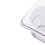 Vogue ABS Gastronorm Tray Clear GN 1/9 100mm