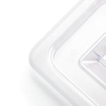 Vogue ABS Gastronorm Tray Lid Clear GN 1/6