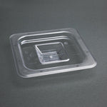 Vogue ABS Gastronorm Tray Lid Clear GN 1/6
