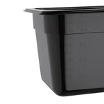 Vogue ABS Gastronorm Tray Black GN 1/3 150mm