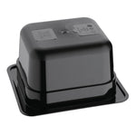 Vogue ABS Gastronorm Tray Black GN 1/6 100mm