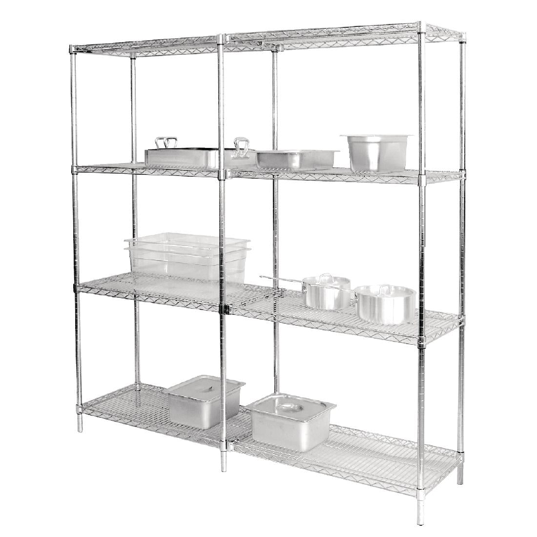 Vogue Chrome Wire Shelves 915x610mm (2 Pack)
