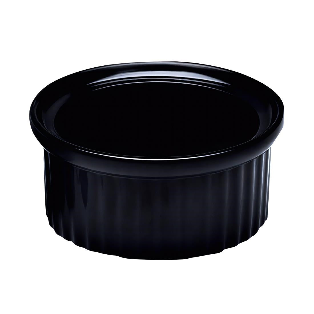 Steelite Must Haves Melamine Ramekins Black 120ml (12 Pack)