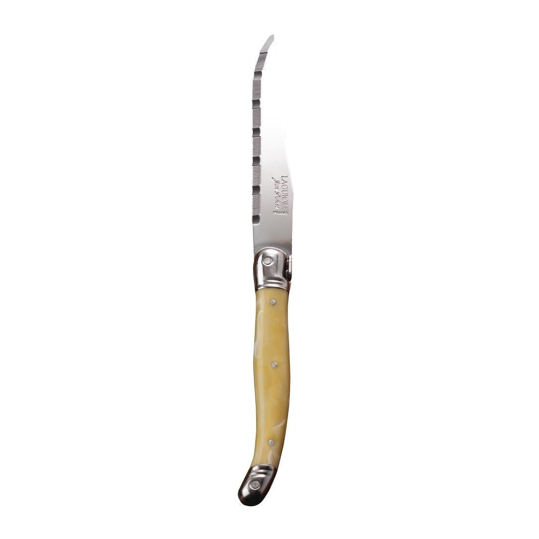 Laguiole Serrated Steak Knives Horn Handle (6 Pack)