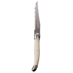 Laguiole Serrated Steak Knives Ivory Handle (6 Pack)