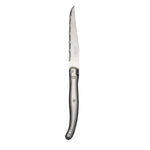 Laguiole Serrated Steak Knife Stainless Steel Handle (6 Pack)
