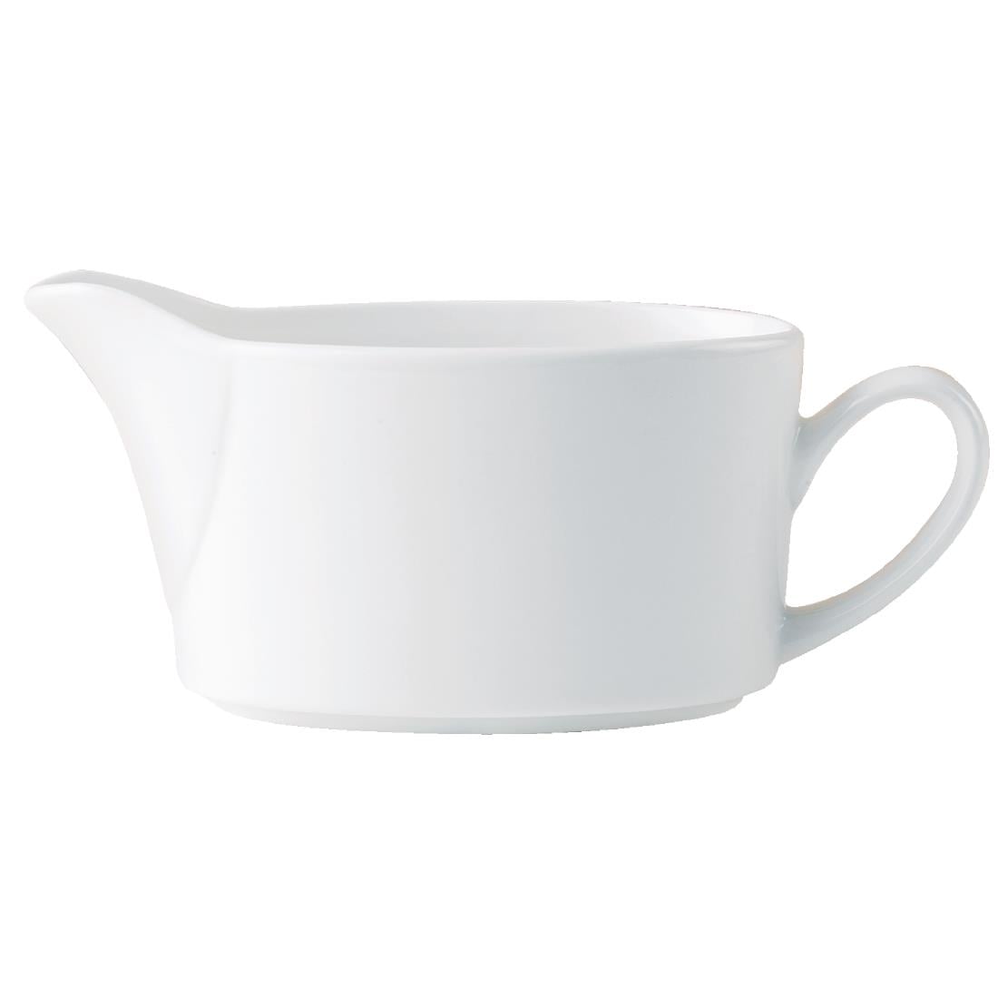 Steelite Monaco White Vogue Sauce Boats 340ml (6 Pack)
