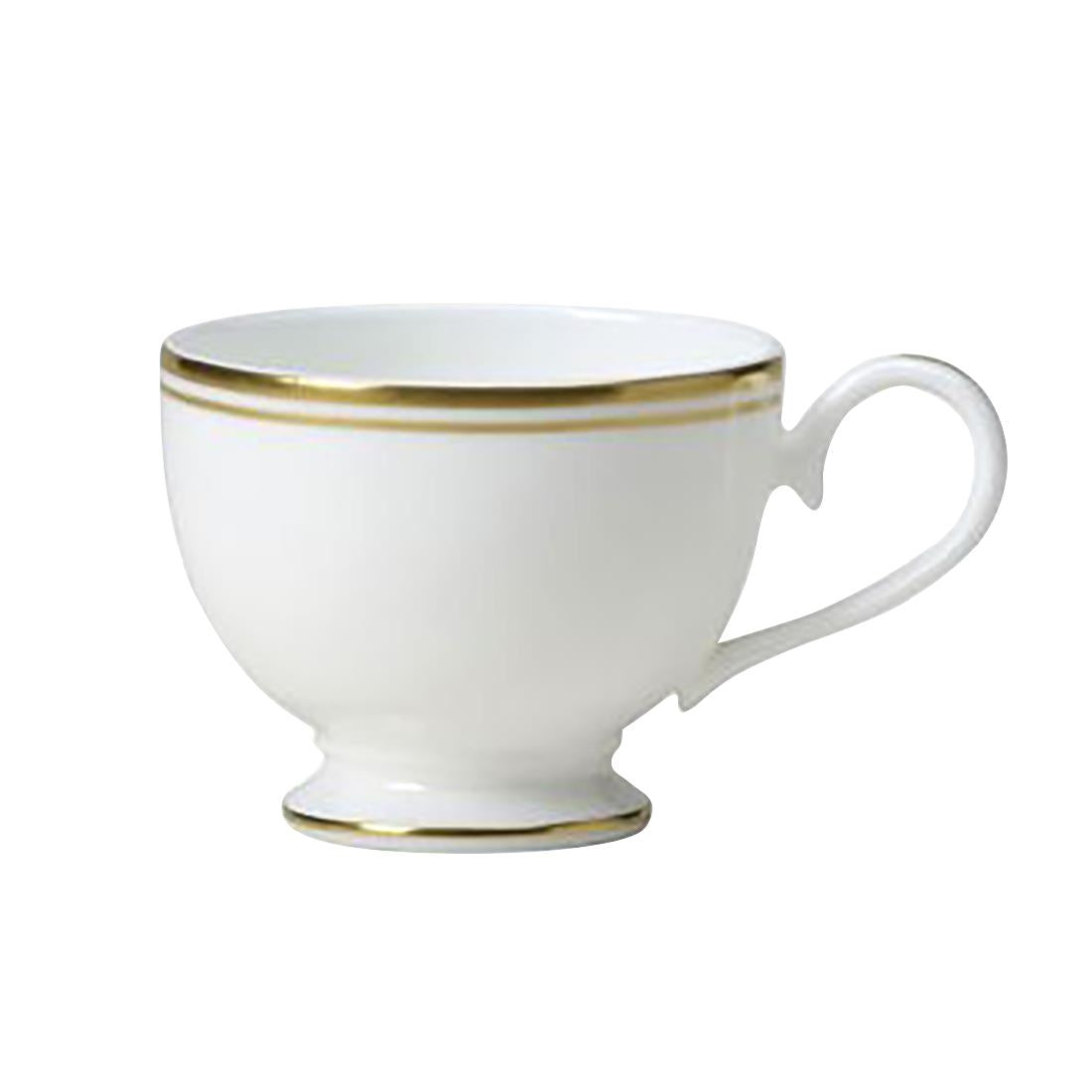 William Edwards Burnished Gold Classic Footed Espresso Cups 90ml (12 Pack)