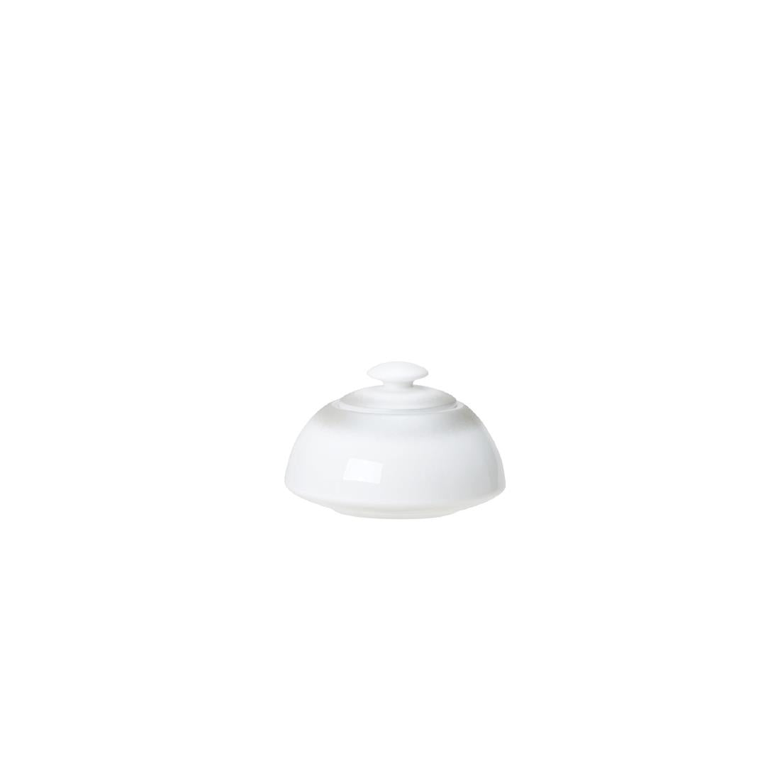 William Edwards Frost Sugar Dish Covers White 50mm (6 Pack)